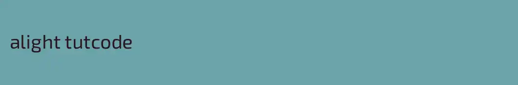 alight tutcode